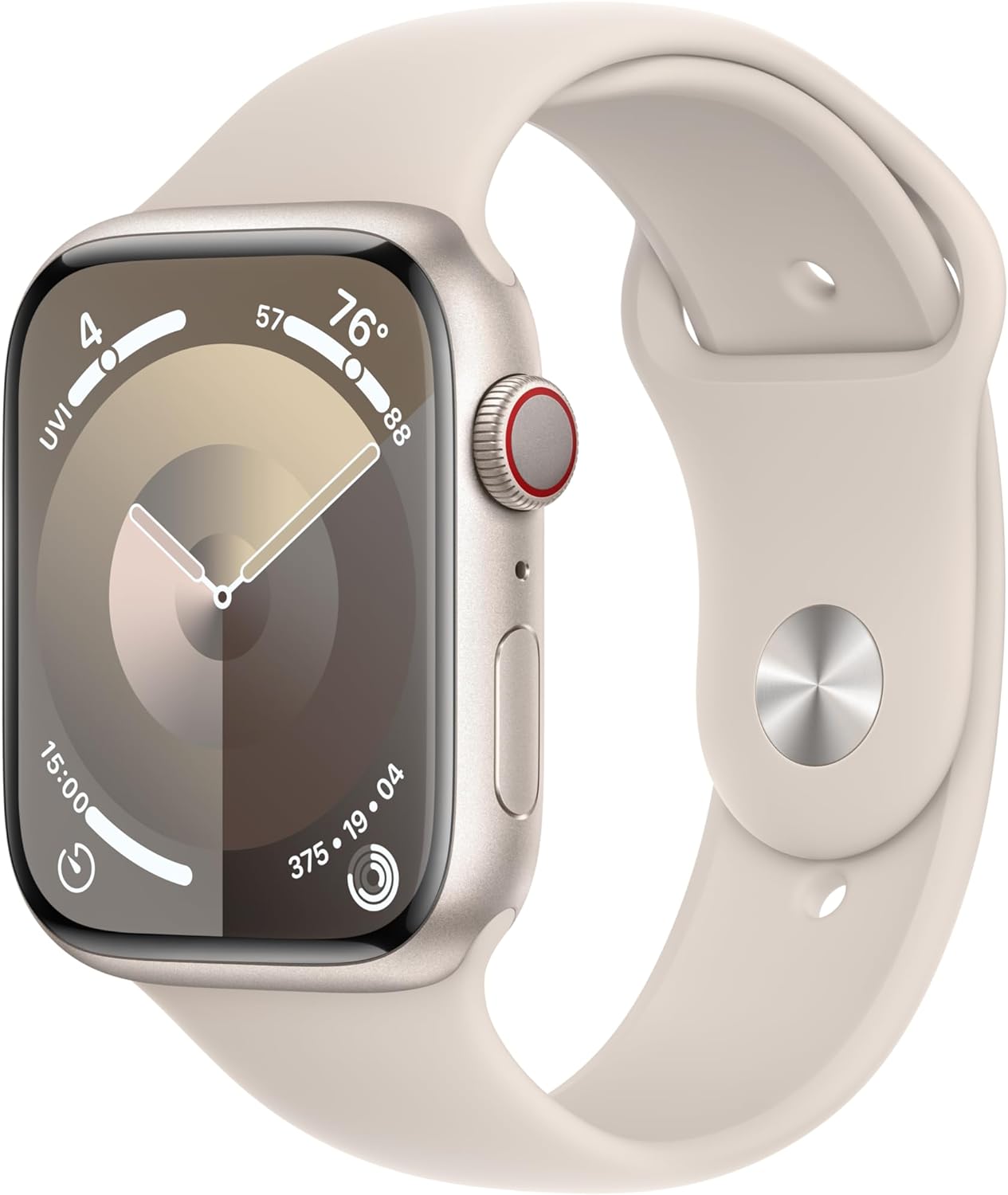 Apple Watch Series 9 45mm GPS + Cellular smartwatch with a sleek display and customizable bands.