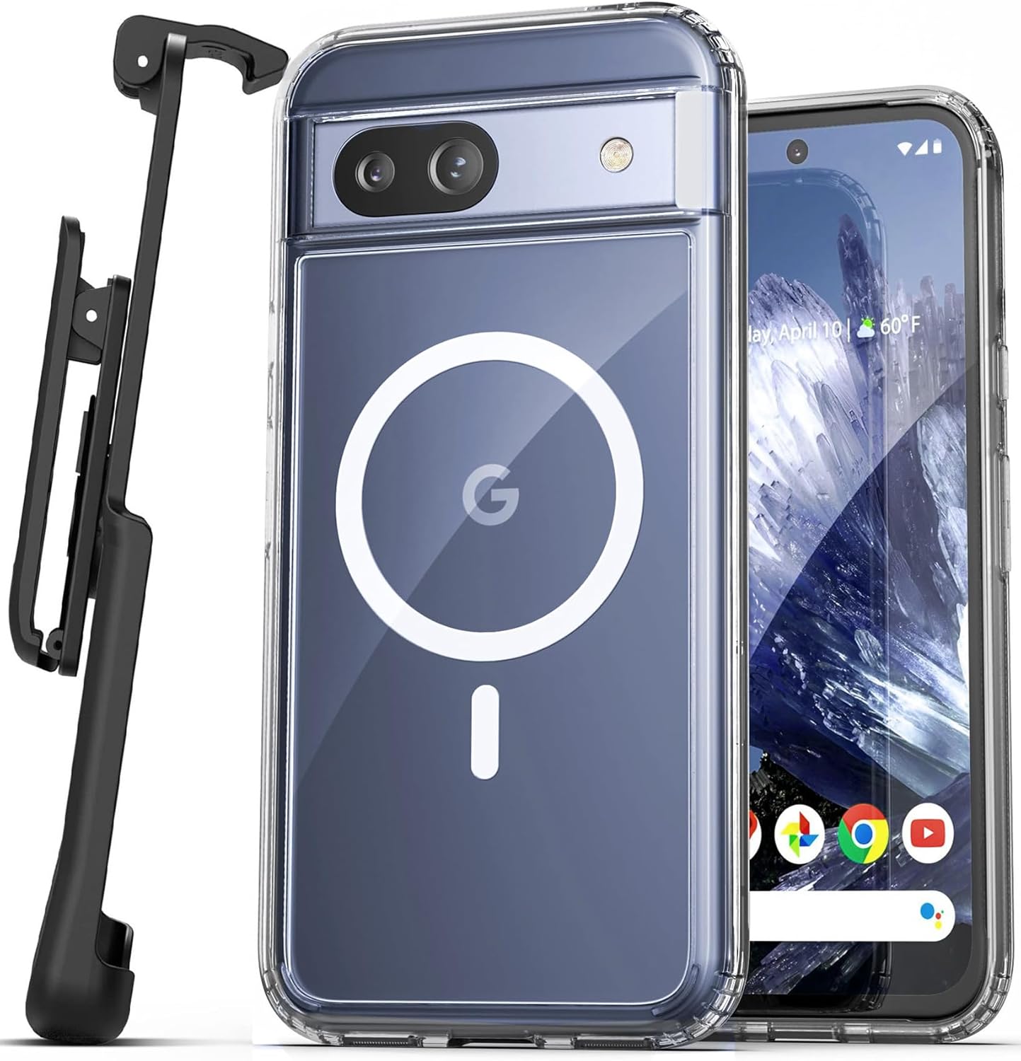 Clear case for Google Pixel 8A with MagSafe compatibility