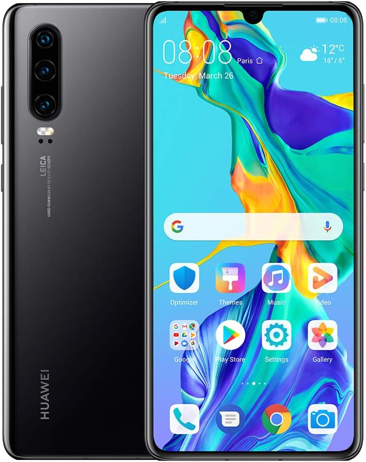 Huawei P30 with 128GB storage and 6GB RAM, featuring a 6.1-inch display