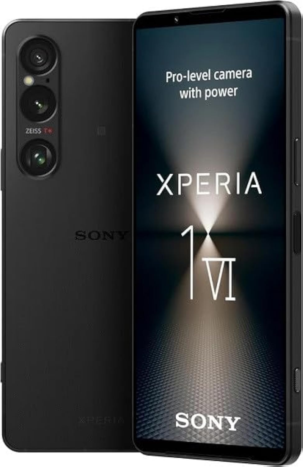 Sony Xperia 1 VI XQ-EC72 smartphone in black with 5G capability and 512GB storage